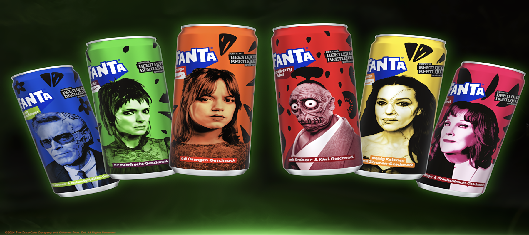 Beetlejuice ist zurück: Fanta® Afterlife bringt den Geschmack des Jenseits zur Kinopremiere